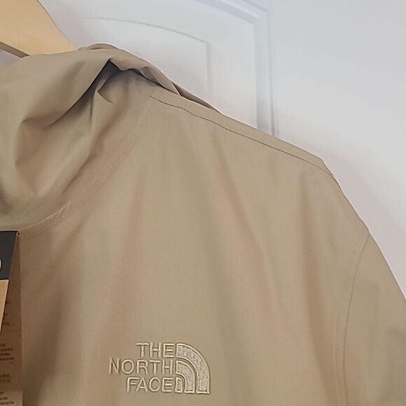 The North Face Daybreak Hooded Rain Jacket Parka Beige Women’s 1X - Picture 5 of 16